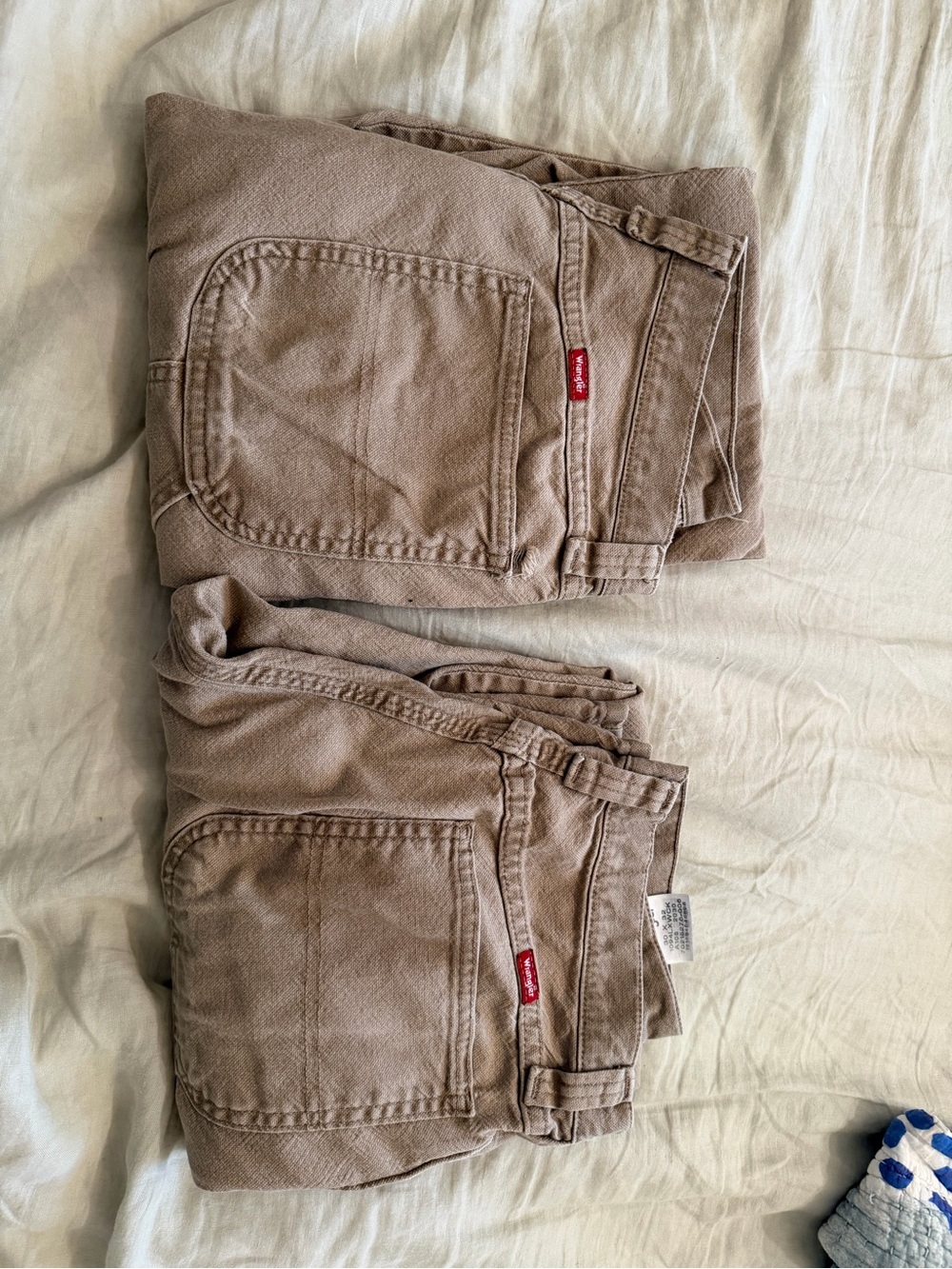 Wrangler Tan/Beige Denim Jeans